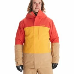 Marmot Elevation Jacket Men cairo/yellow gold -Rain jackets Men Sales Store marmot elevation jacket men cairo yellow gold 3