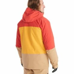 Marmot Elevation Jacket Men cairo/yellow gold -Rain jackets Men Sales Store marmot elevation jacket men cairo yellow gold 4