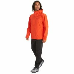 Marmot PreCip Eco Pro Jacket Men red sun -Rain jackets Men Sales Store marmot precip 3l jacket men red sun 3