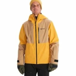 Marmot Refuge Jacket Men yellow gold/shetland -Rain jackets Men Sales Store marmot refuge jacket men yellow gold shetland 3