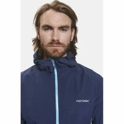 Nordisk Medby Ultralight 3-Layer Jacket Men blue atoll -Rain jackets Men Sales Store nordisk medby ultralight 3 layer jacket men blue atoll 4
