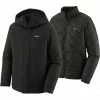 Patagonia Lone Mountain 3 in 1 Jacket Men black -Rain jackets Men Sales Store patagonia lone mountain 3 in 1 jacket men black 1