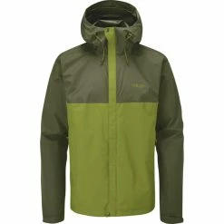 Rab Downpour Eco Jacket Men army/aspen green