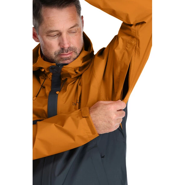 Rab Downpour Eco Jacket Men marmalade/beluga 8 Rab Downpour Eco Jacket Men marmalade/beluga - Image 6