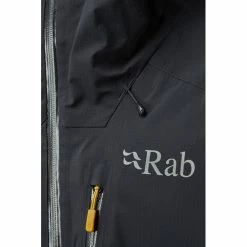 Rab Firewall Jacket Men black -Rain jackets Men Sales Store rab firewall jacke herren black 4