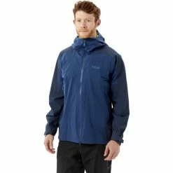 Rab Kinetic Alpine 2.0 Jacket Men nightfall blue -Rain jackets Men Sales Store rab kinetic alpine 20 jacket men nightfall blue 3