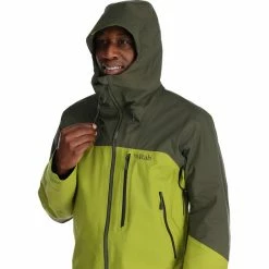 Rab Zanskar GTX Jacket Men army/aspen green -Rain jackets Men Sales Store rab zanskar gtx jacket men army aspen green 4