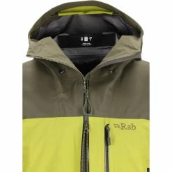 Rab Zanskar GTX Jacket Men army/aspen green -Rain jackets Men Sales Store rab zanskar gtx jacket men army aspen green 5
