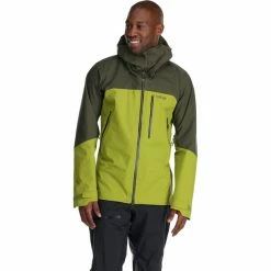 Rab Zanskar GTX Jacket Men army/aspen green -Rain jackets Men Sales Store rab zanskar gtx jacket men army aspen green 6