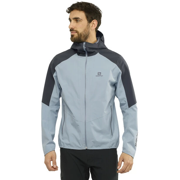 Salomon Outline Jacket Men ashley blue/ebony 3 Salomon Outline Jacket Men ashley blue/ebony