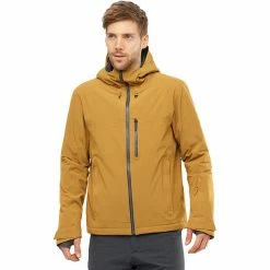 Salomon Untracked Jacket Men bronze brown/cumin/heather 10 Salomon Untracked Jacket Men bronze brown/cumin/heather -Rain jackets Men Sales Store salomon untracked jacket men bronze brown cumin heather 3