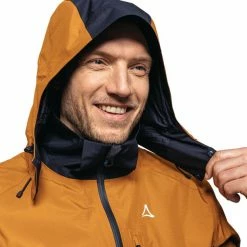 Schöffel Kreuzjoch Jacket Men pumpkin spice -Rain jackets Men Sales Store schoeffel kreuzjoch jacket men pumpkin spice 4