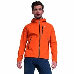 Schöffel Tegelberg 2,5l Jacket Men pureed pumpkin -Rain jackets Men Sales Store schoeffel tegelberg 25l jacket men pureed pumpkin 3