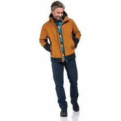 Schöffel Torspitze Jacket Men pumpkin spice -Rain jackets Men Sales Store schoeffel torspitze jacket men pumpkin spice 4