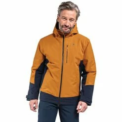 Schöffel Torspitze Jacket Men pumpkin spice -Rain jackets Men Sales Store schoeffel torspitze jacket men pumpkin spice 5