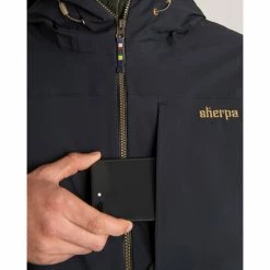 Sherpa Pumori Jacket Men black -Rain jackets Men Sales Store sherpa pumori jacke herren black 5