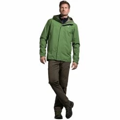 Tatonka Hempton Jacket Men living green -Rain jackets Men Sales Store tatonka hempton jacke herren living green 3