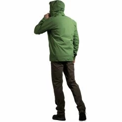 Tatonka Hempton Jacket Men living green -Rain jackets Men Sales Store tatonka hempton jacke herren living green 4