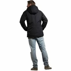 Tatonka Stir Hooded Parka Men dark black -Rain jackets Men Sales Store tatonka stir hooded parka men dark black 4