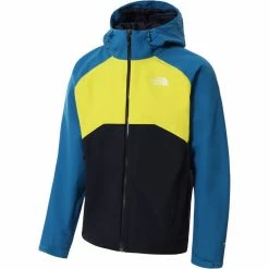 The North Face Stratos Jacket Men aviator navy/acid yellow/banff blue