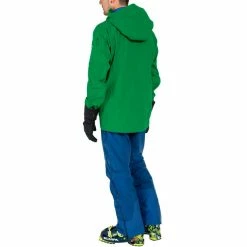 VAUDE Back Bowl III 3L Jacket Men trefoil green -Rain jackets Men Sales Store vaude back bowl 3l iii jacket men trefoil green 3