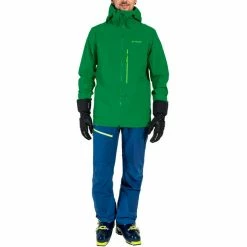 VAUDE Back Bowl III 3L Jacket Men trefoil green -Rain jackets Men Sales Store vaude back bowl 3l iii jacket men trefoil green 4