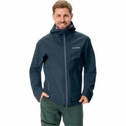 VAUDE Croz III 3L Jacket Men dark sea 10 VAUDE Croz III 3L Jacket Men dark sea -Rain jackets Men Sales Store vaude croz iii 3l jacket men dark sea 3