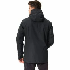 VAUDE Elope Padded Jacket Men black/avocado -Rain jackets Men Sales Store vaude elope padded jacket men black avocado 4