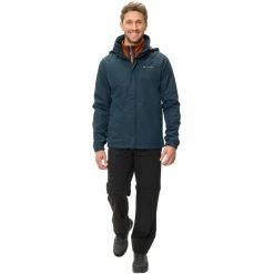 VAUDE Escape Light Jacket Men dark sea -Rain jackets Men Sales Store vaude escape light jacke herren dark sea 5