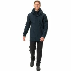 VAUDE Idris III 3in1 Parka Men dark sea -Rain jackets Men Sales Store vaude idris iii 3in1 parka men dark sea 5