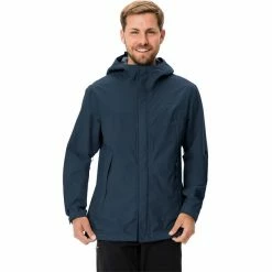 VAUDE Lierne II Jacket Men dark sea -Rain jackets Men Sales Store vaude lierne ii jacket men dark sea 3