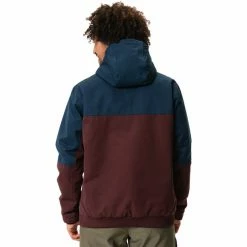 VAUDE Manukau II Jacket Men dark oak -Rain jackets Men Sales Store vaude manukau ii jacket men dark oak 4