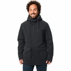VAUDE Manukau II Parka Men black -Rain jackets Men Sales Store vaude manukau ii parka men black 3