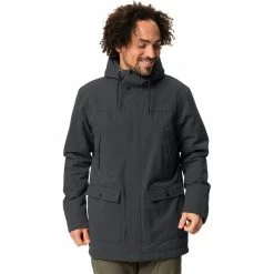 VAUDE Manukau II Parka Men phantom black -Rain jackets Men Sales Store vaude manukau ii parka men phantom black 3