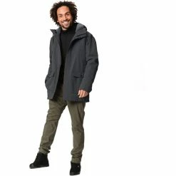 VAUDE Manukau II Parka Men phantom black -Rain jackets Men Sales Store vaude manukau ii parka men phantom black 5