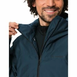 VAUDE Mineo II Coat Men dark sea uni 13 VAUDE Mineo II Coat Men dark sea uni -Rain jackets Men Sales Store vaude mineo ii coat men dark sea uni 6