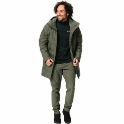 VAUDE Mineo II Coat Men khaki -Rain jackets Men Sales Store vaude mineo ii coat men khaki 5
