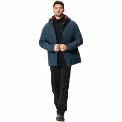VAUDE Neyland Padded Jacket Men dark sea -Rain jackets Men Sales Store vaude neyland padded jacket men dark sea 5