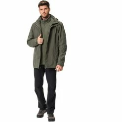 VAUDE Rosemoor 3in1 Jacket Men khaki -Rain jackets Men Sales Store vaude rosemoor 3in1 jacket men khaki 5