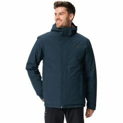 VAUDE Rosemoor Padded Jacket Men dark sea uni -Rain jackets Men Sales Store vaude rosemoor padded jacket men dark sea uni 3
